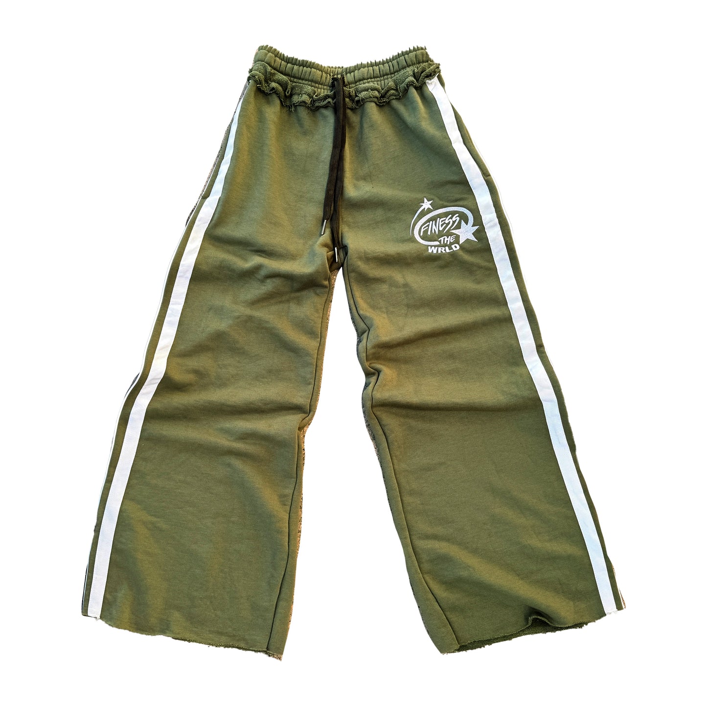 Olive logo sweatpants
