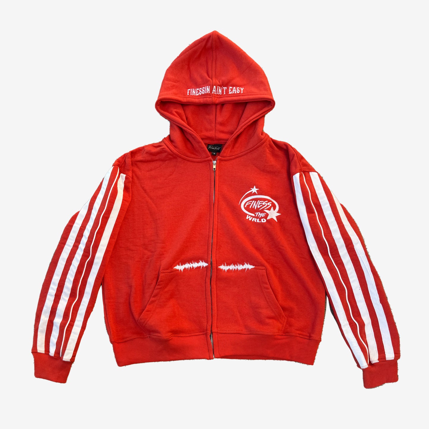 Red logo hoodie