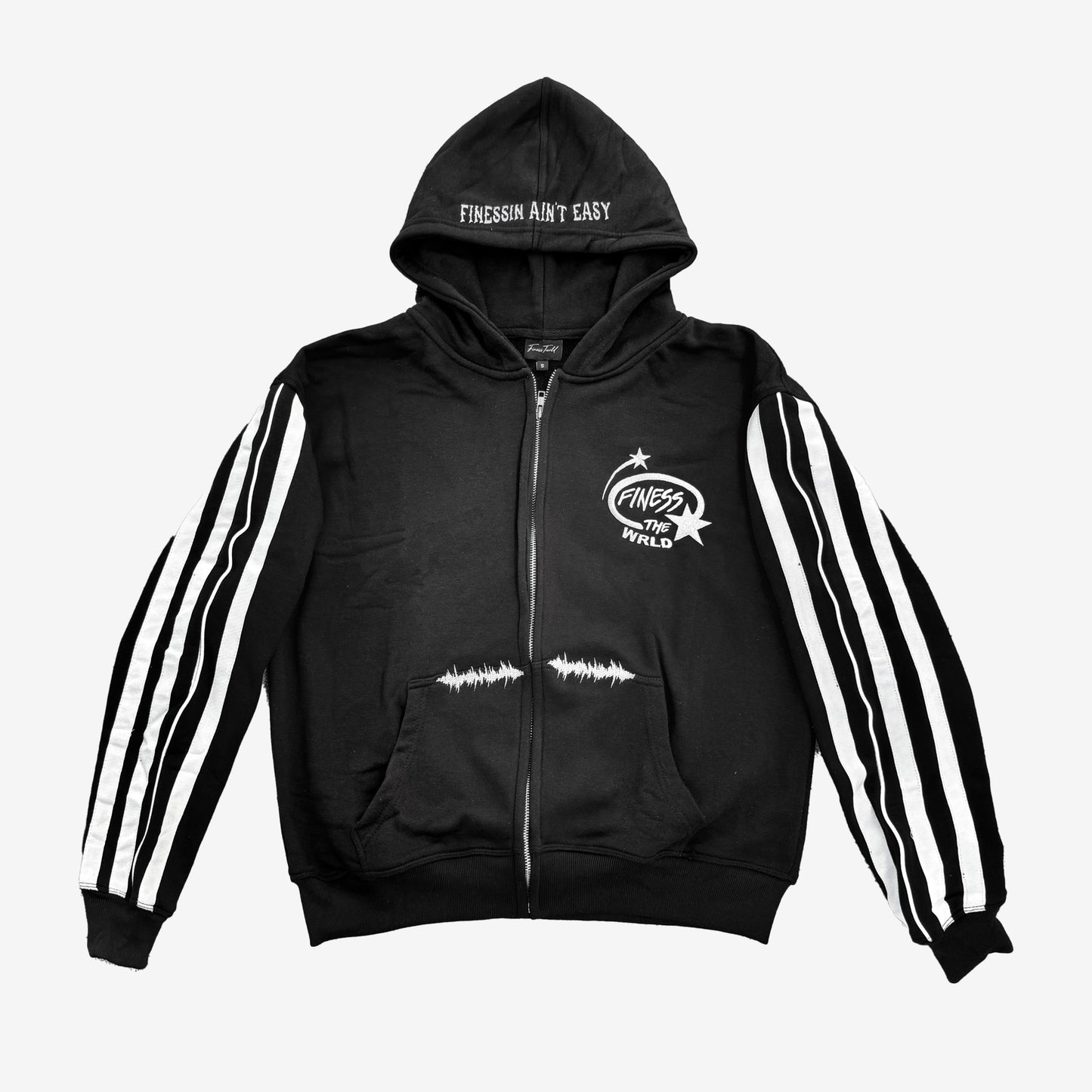 Black logo hoodie
