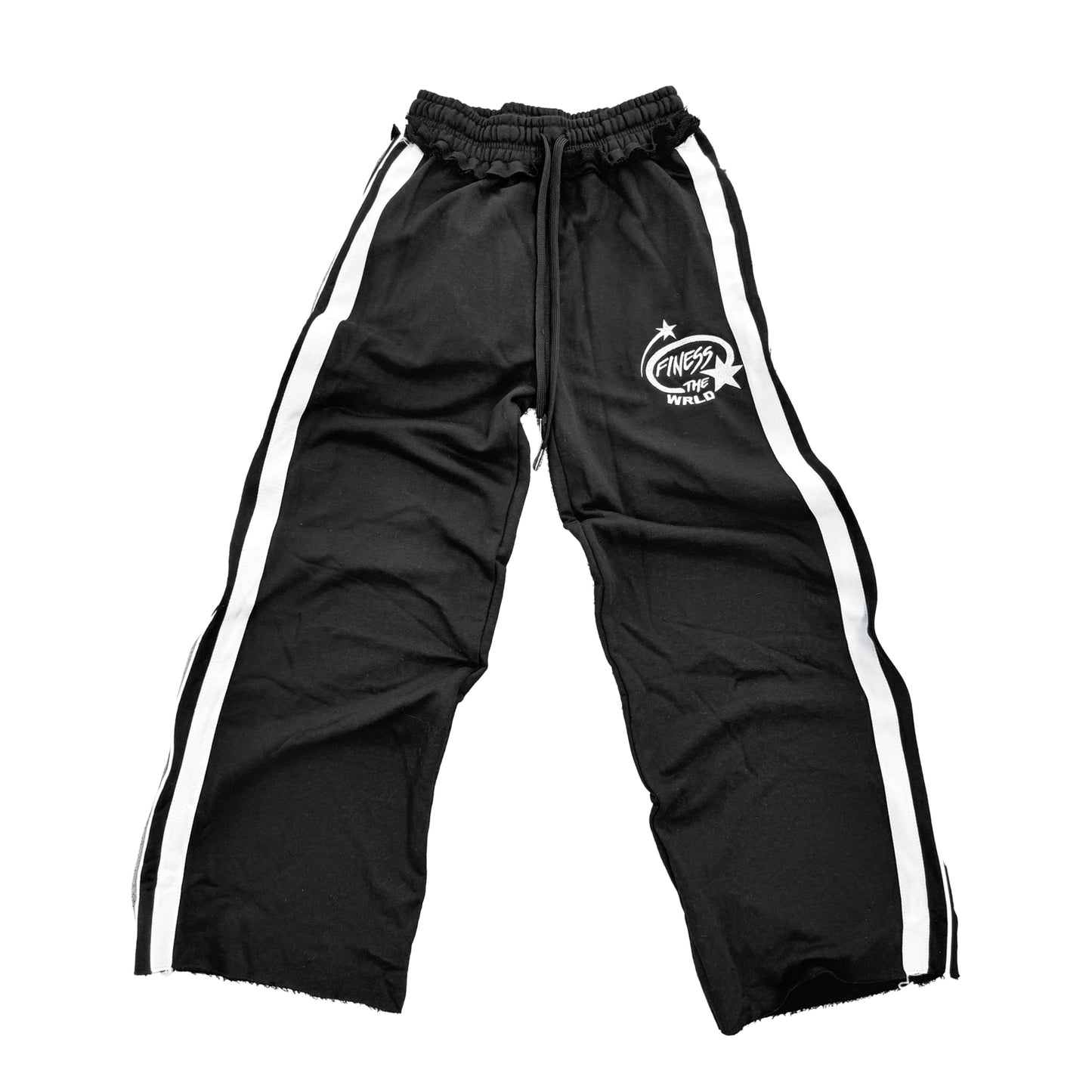 Black logo sweatpants