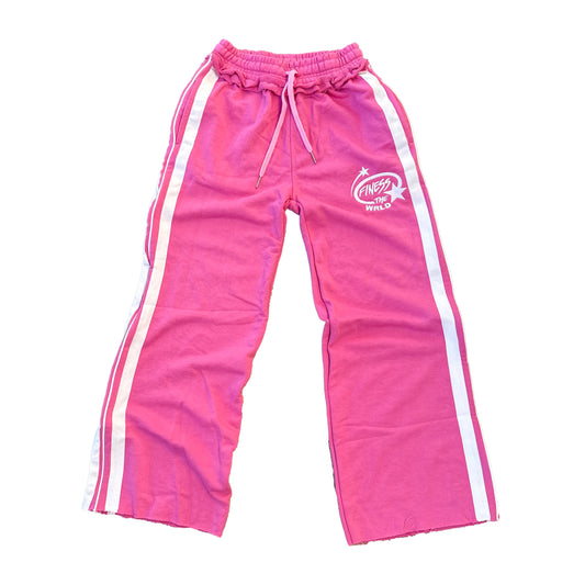 Pink logo sweatpants